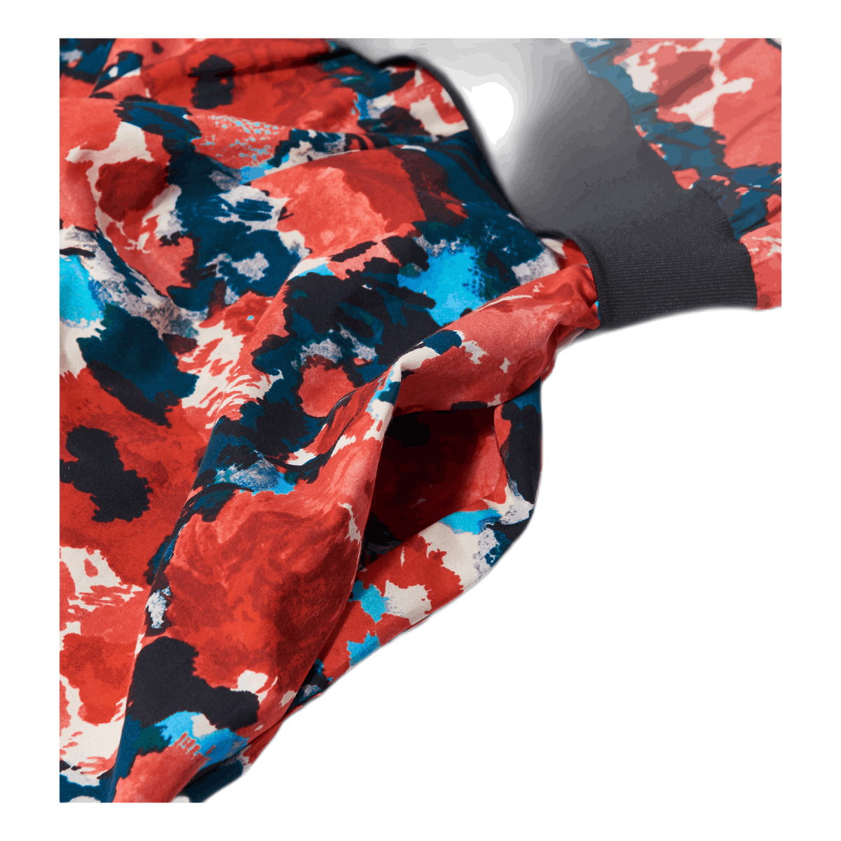 Fitted ´aquarelle´ Midi Dress Orange