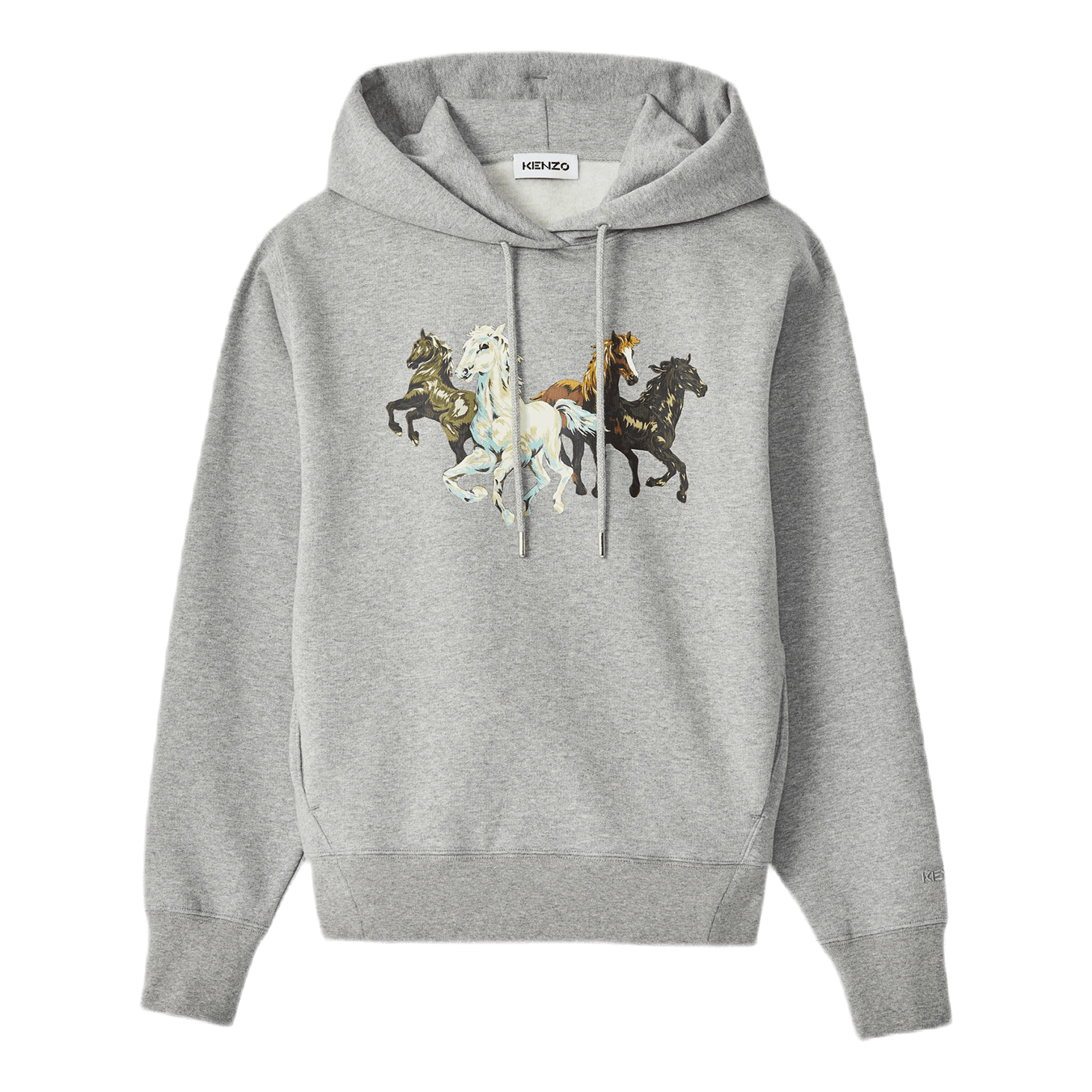 Kenzo Chevaux Hoodie Gray