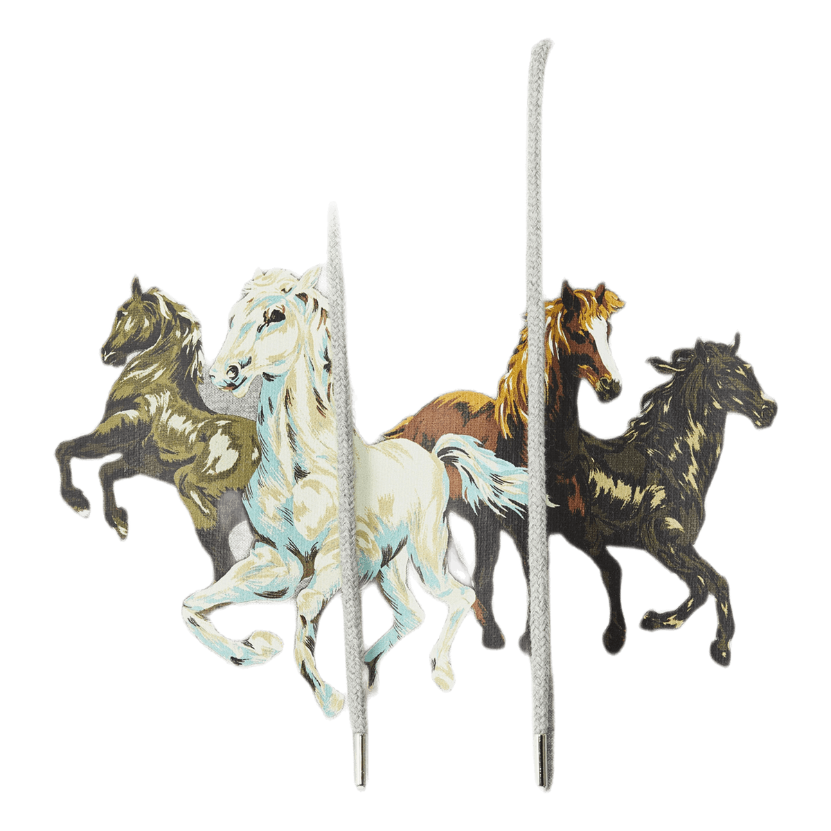 Kenzo Chevaux Hoodie Gray