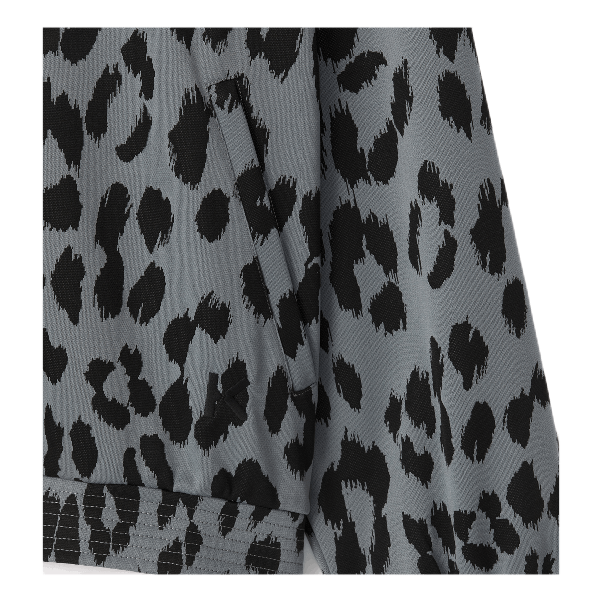 Leopard Jacquard Jacket Blue