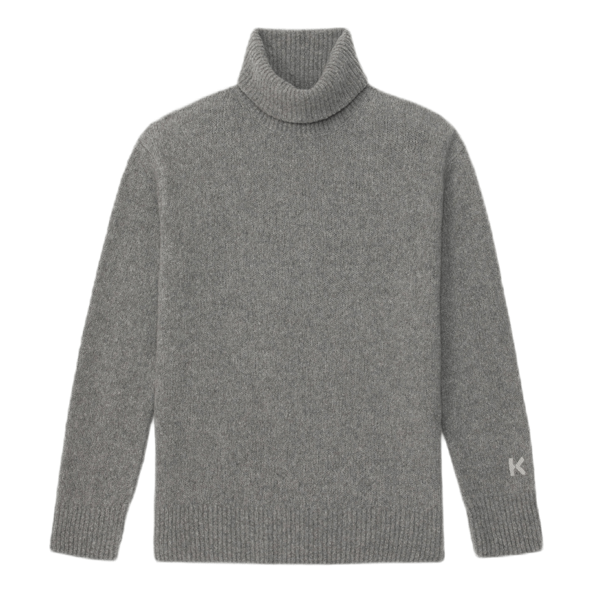 Wool Recycled Cashmere Turtlen Gray