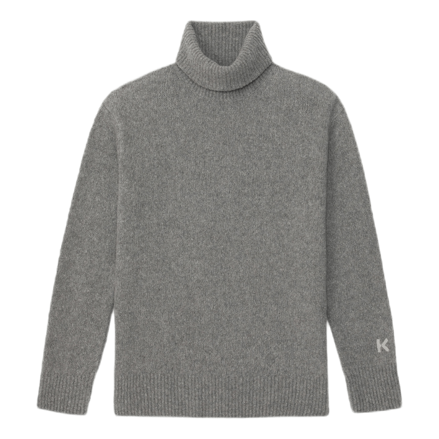 Wool Recycled Cashmere Turtlen Gray
