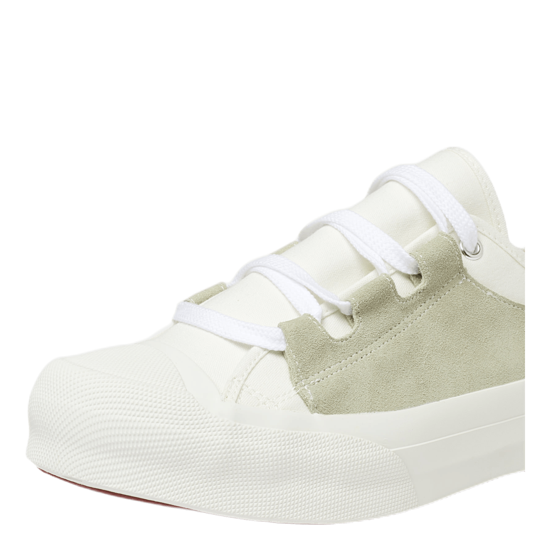 Asymmetric Ghilie Sneaker White