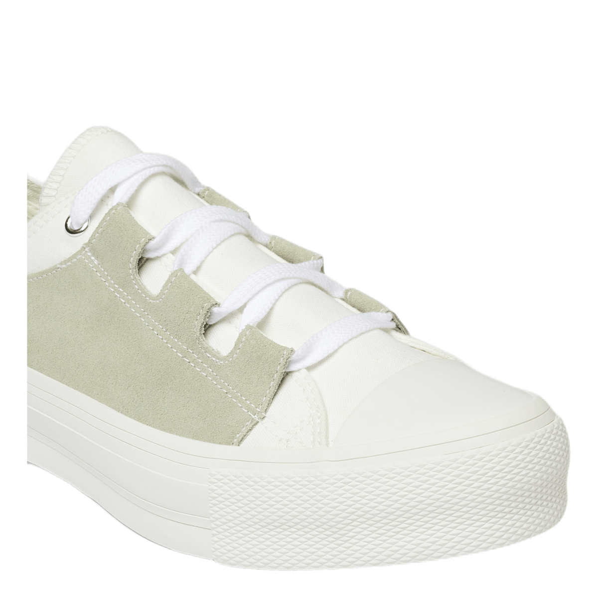 Asymmetric Ghilie Sneaker White