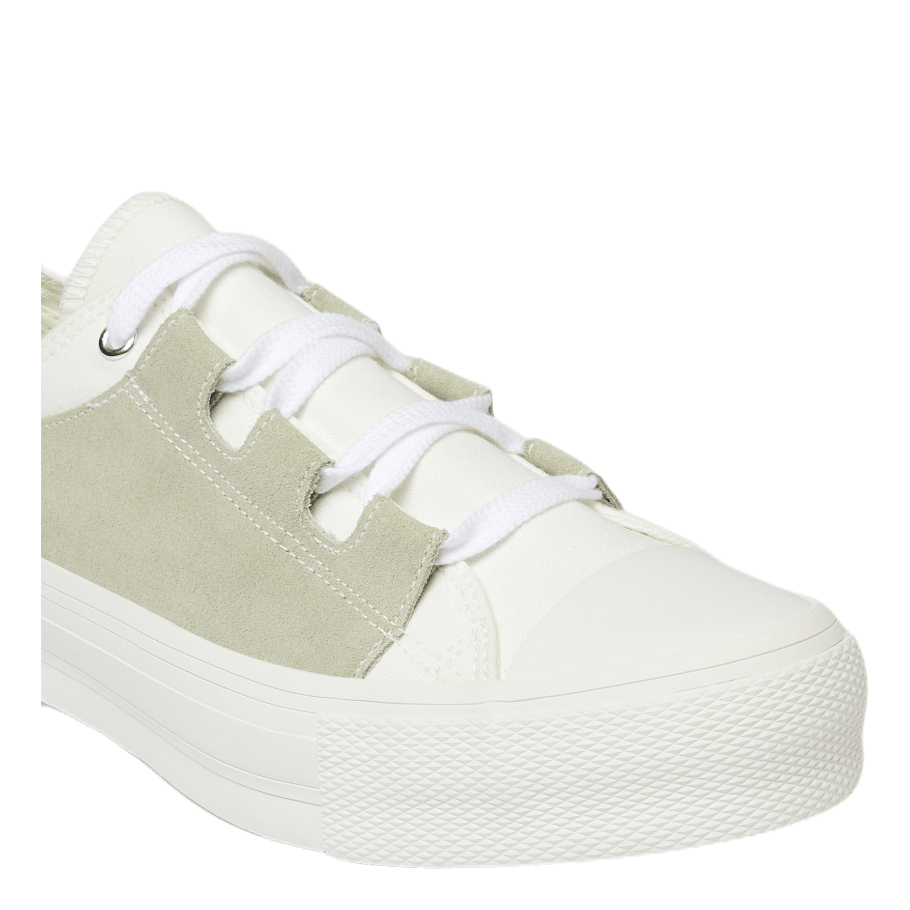 Asymmetric Ghilie Sneaker White