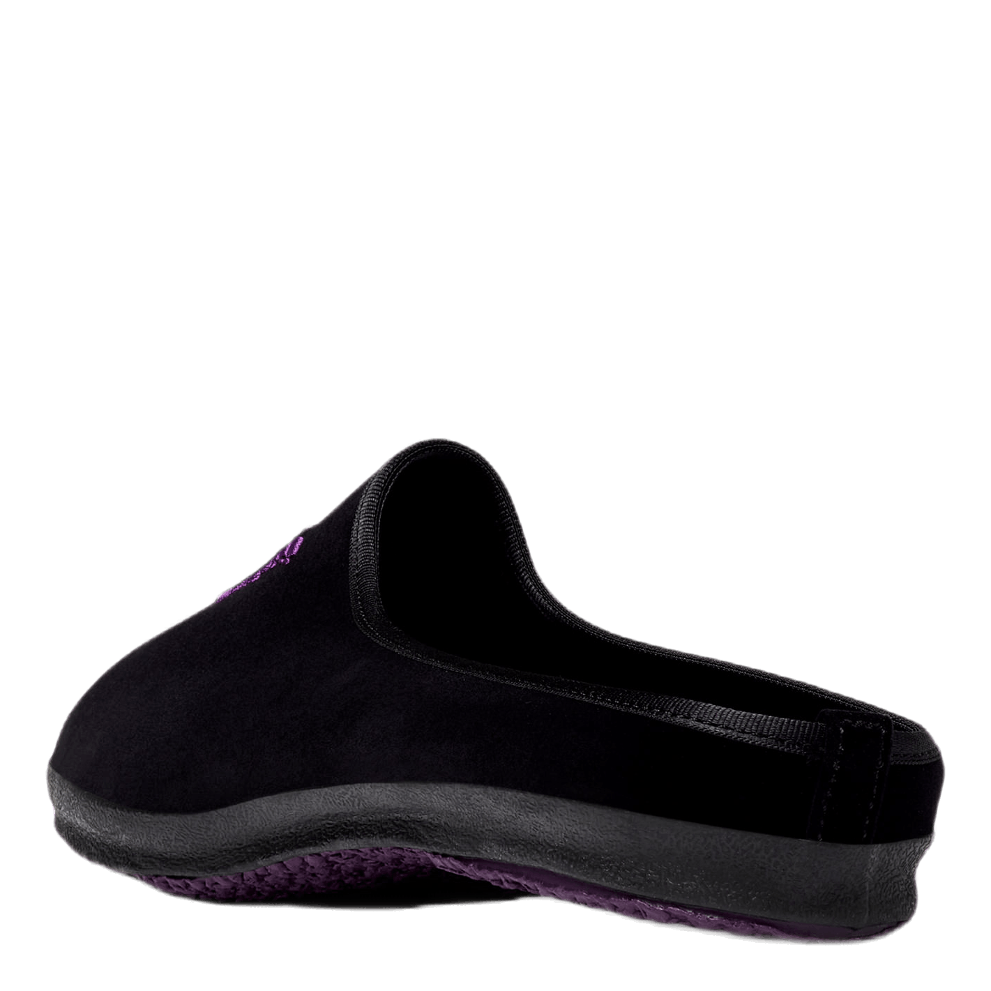 Papillon Emb. Mule Black