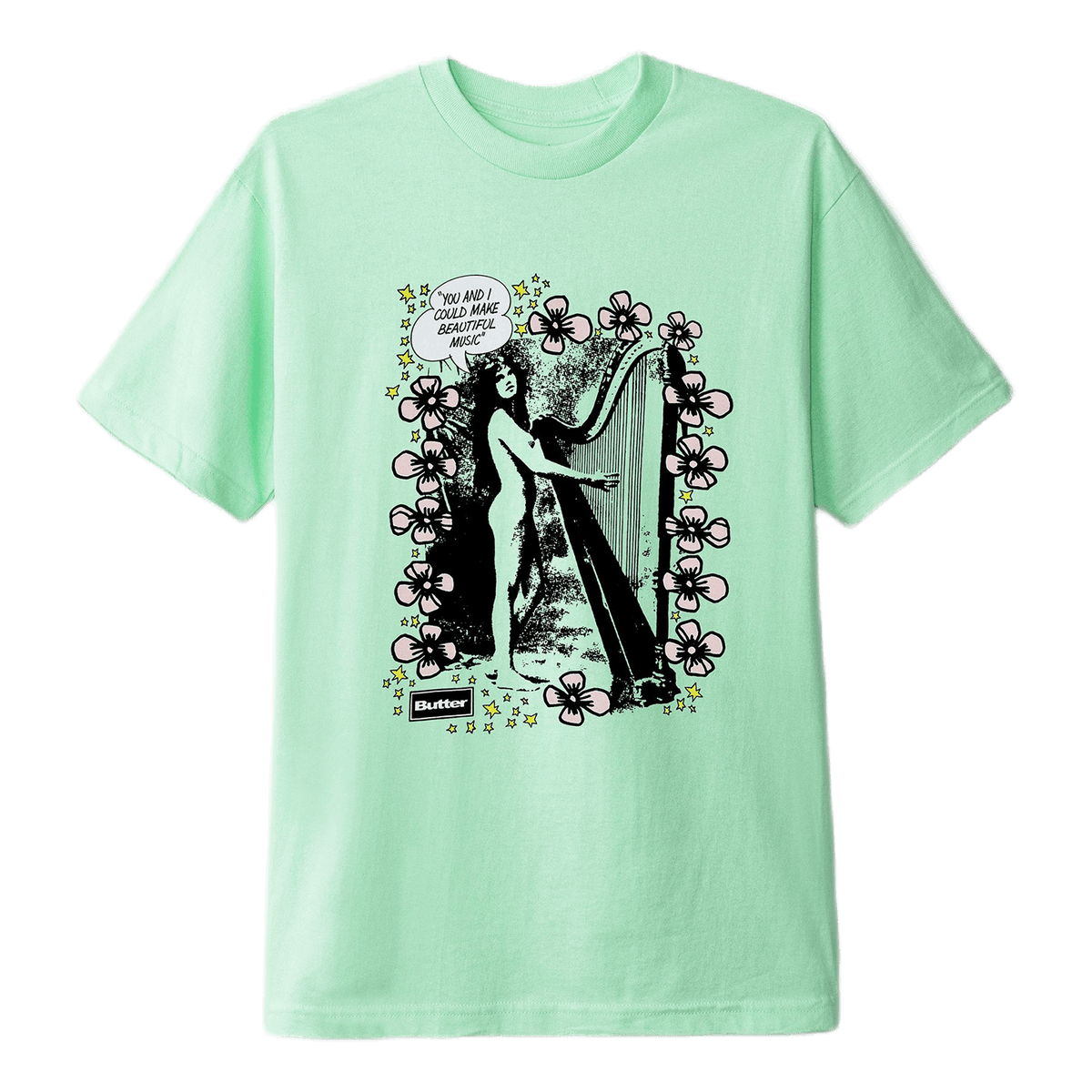 Harp Tee Green