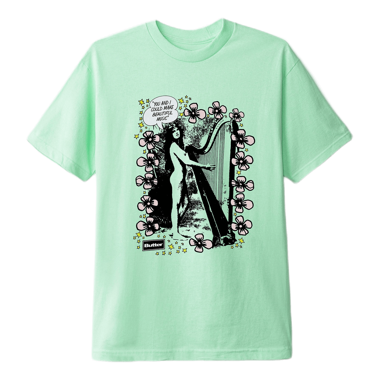Harp Tee Green