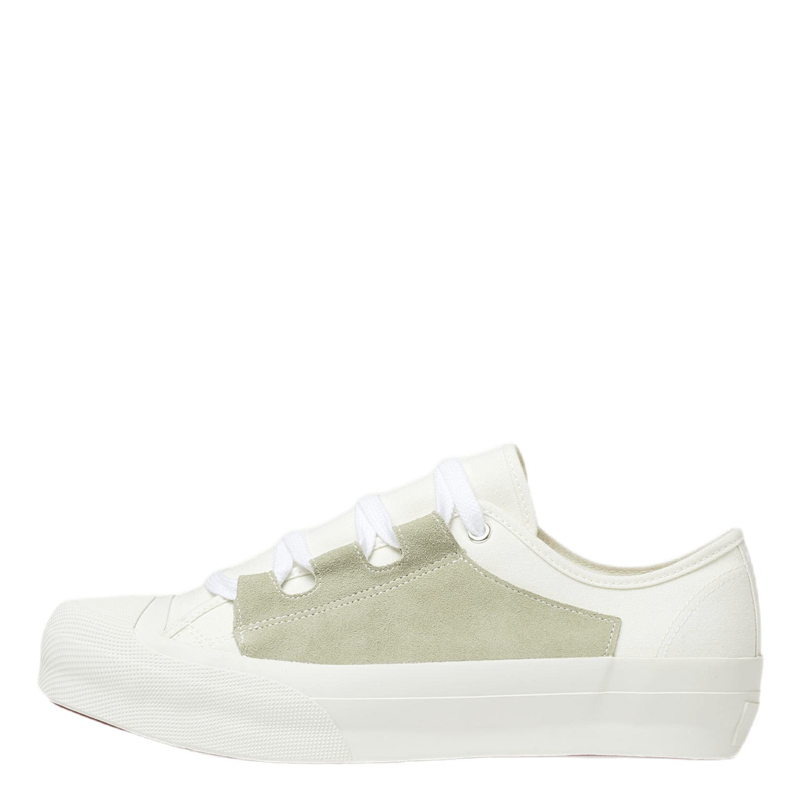 Asymmetric Ghillie Sneaker White