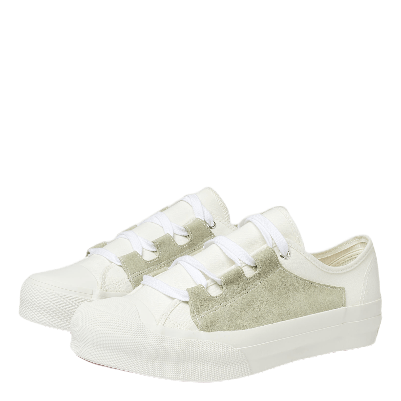 Asymmetric Ghillie Sneaker White