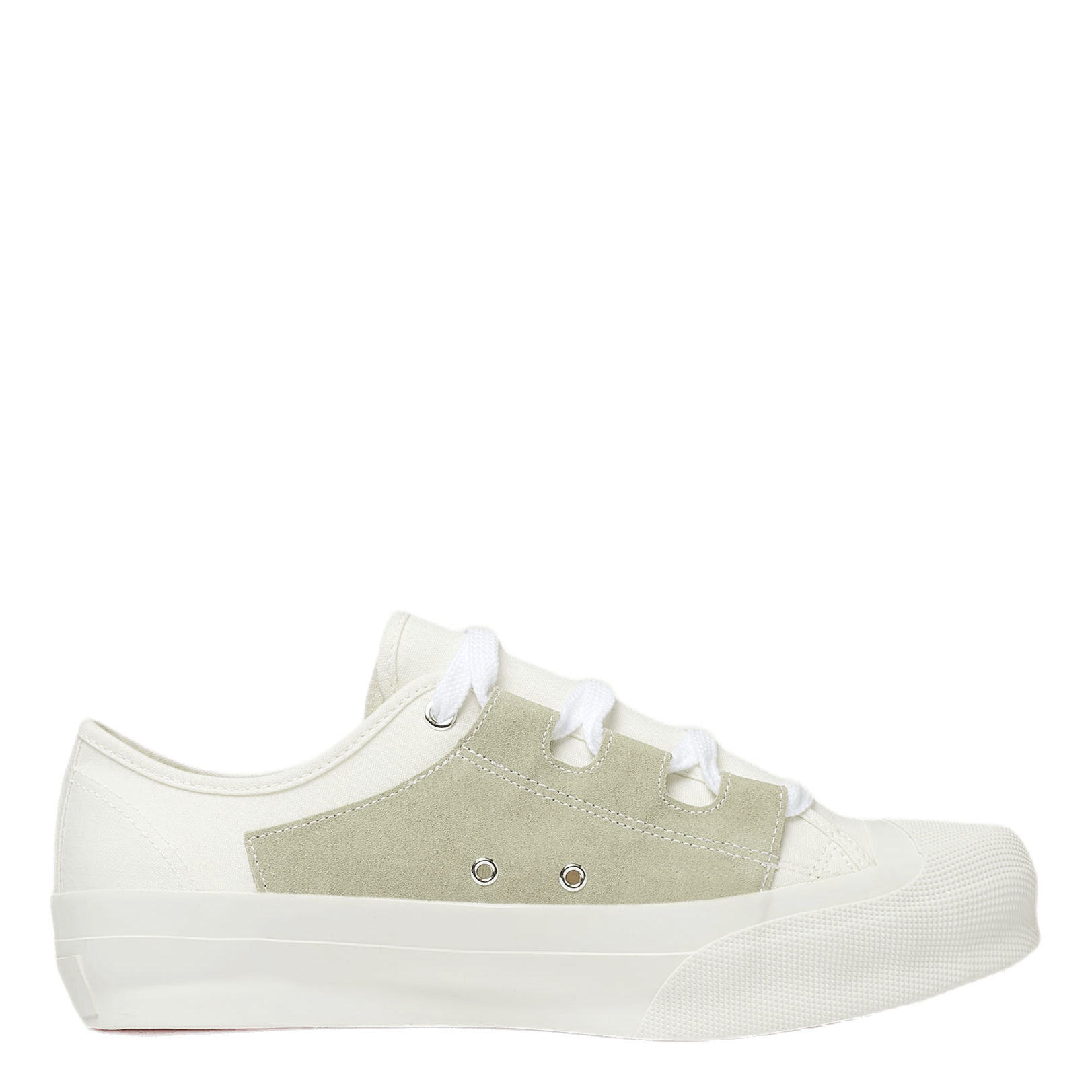 Asymmetric Ghillie Sneaker White