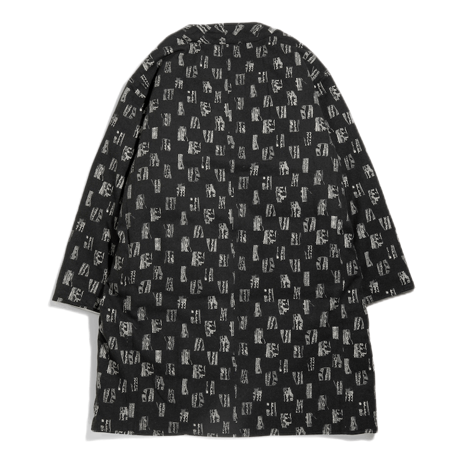 V.n. Down Coat W/n Melton / Pt Black