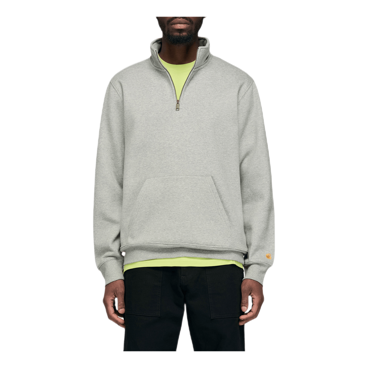 Chase Neck Zip Sweatshirt Gray