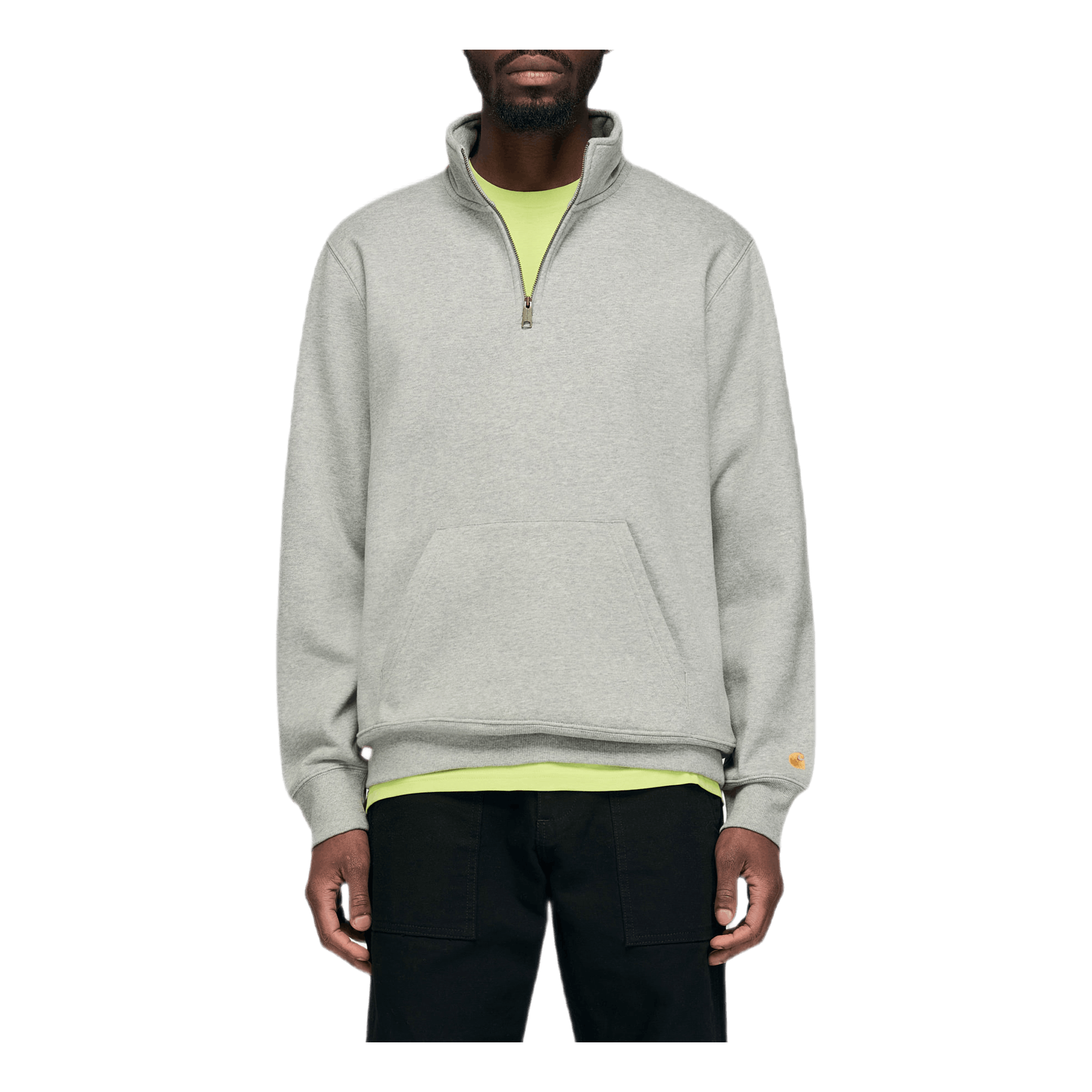 Chase Neck Zip Sweatshirt Gray