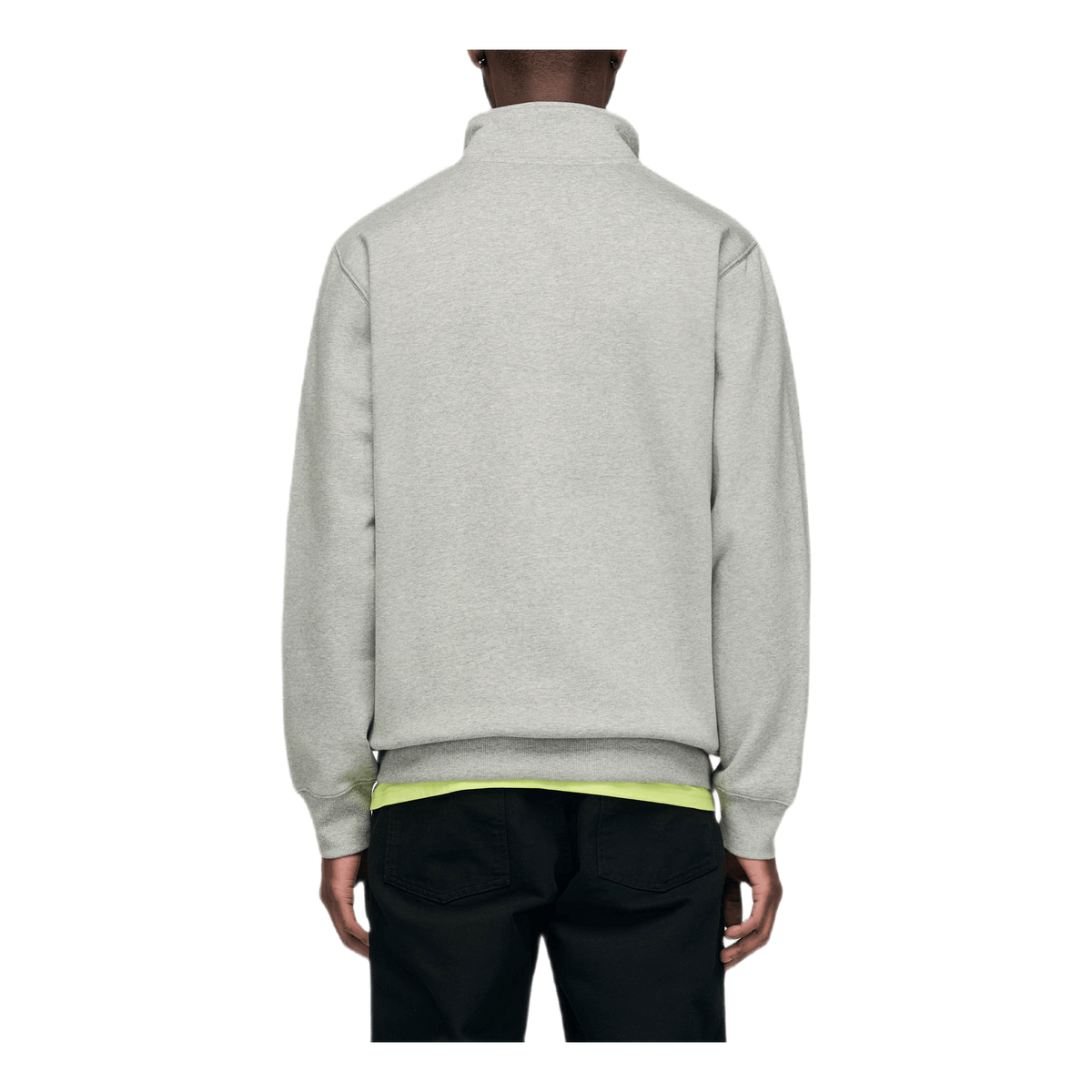 Chase Neck Zip Sweatshirt Gray