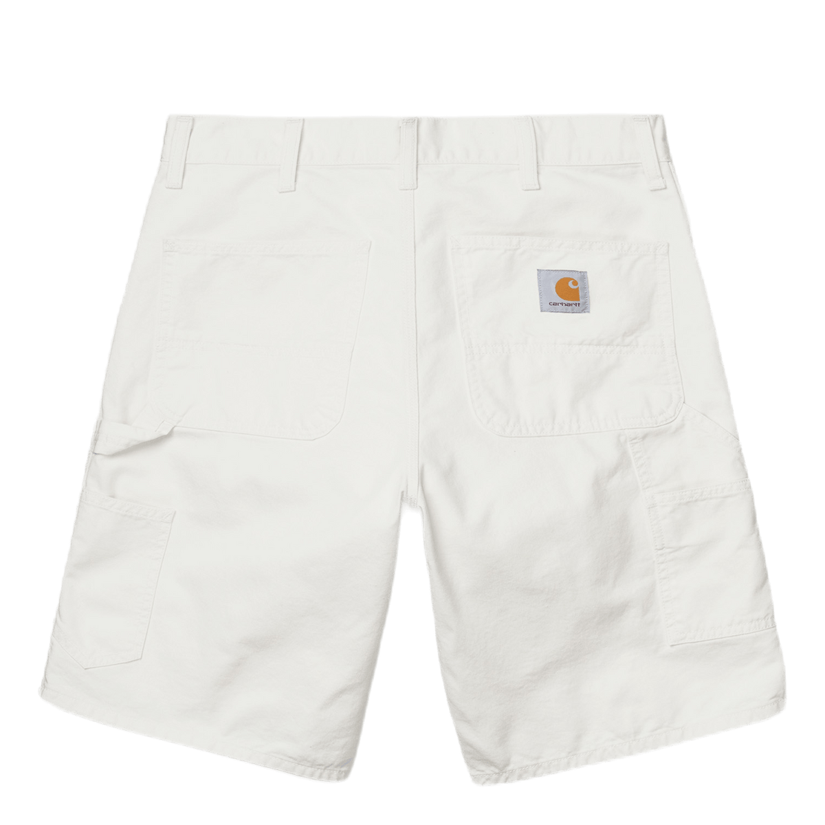 Single Knee Shorts White