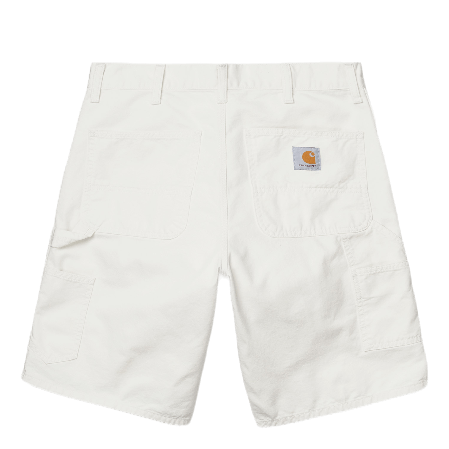 Single Knee Shorts White