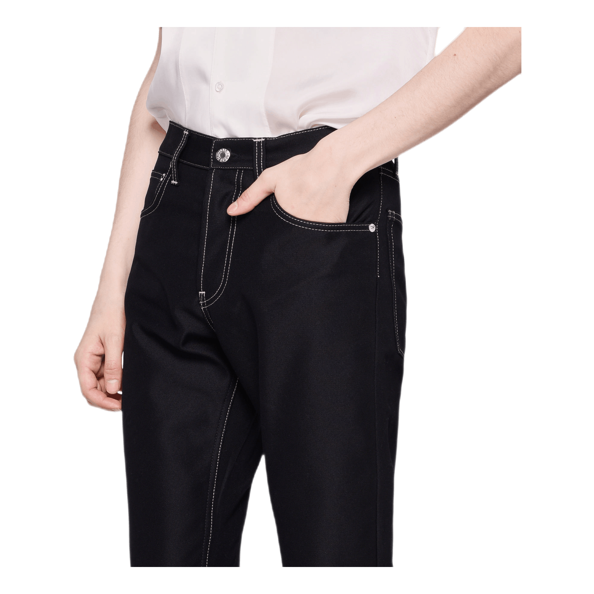 Masc Hi Straight Pants Black