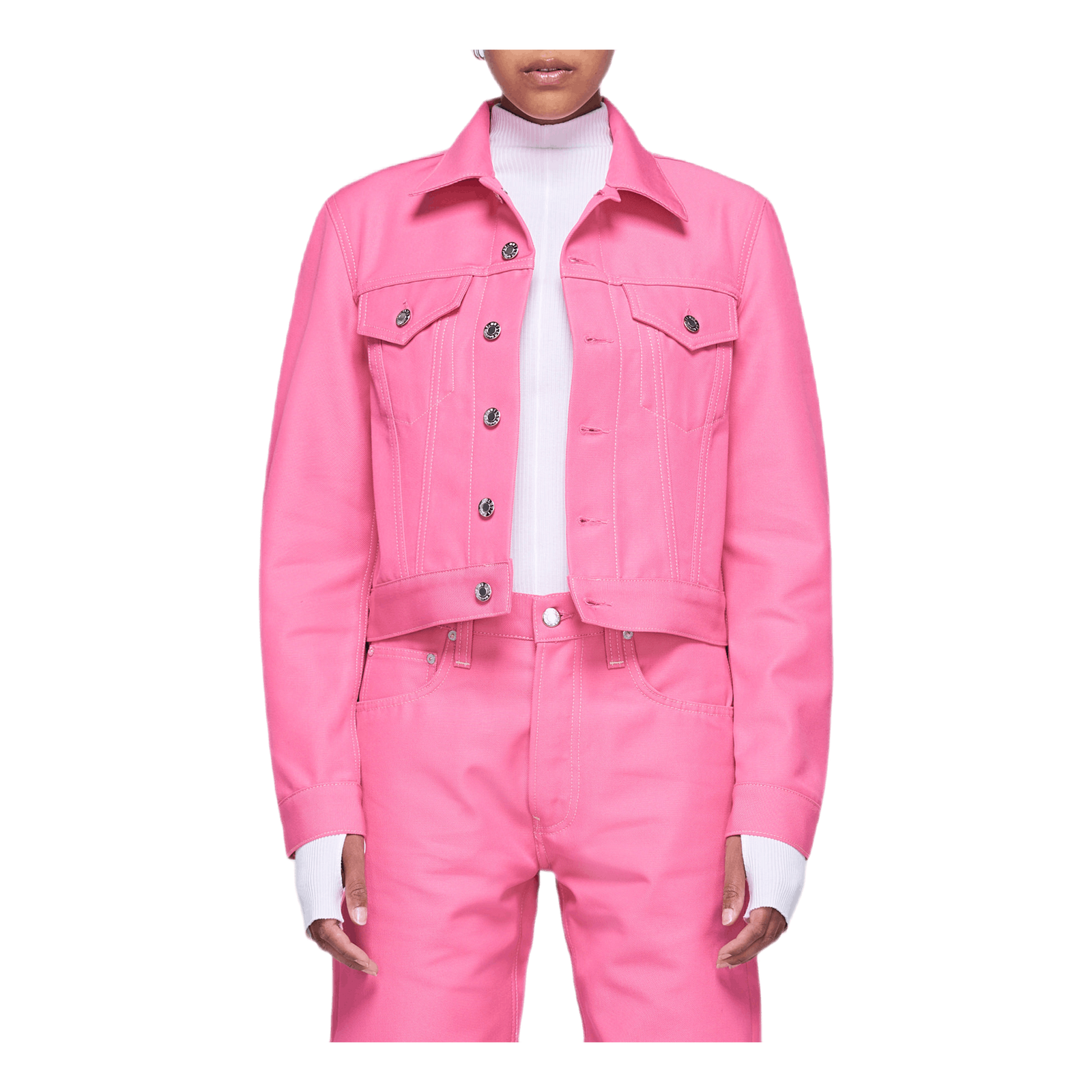 Masc Trucker Jacket Pink