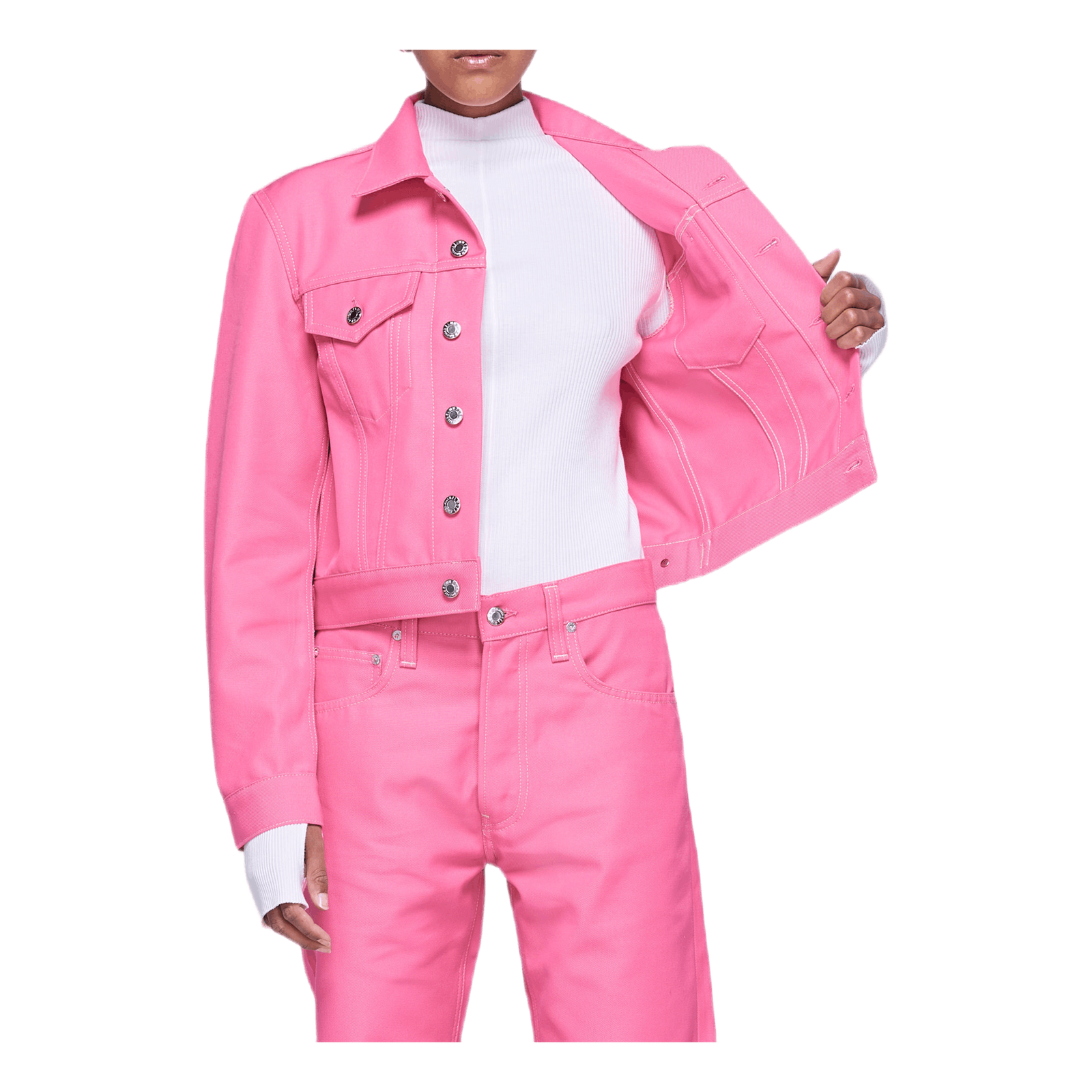 Masc Trucker Jacket Pink