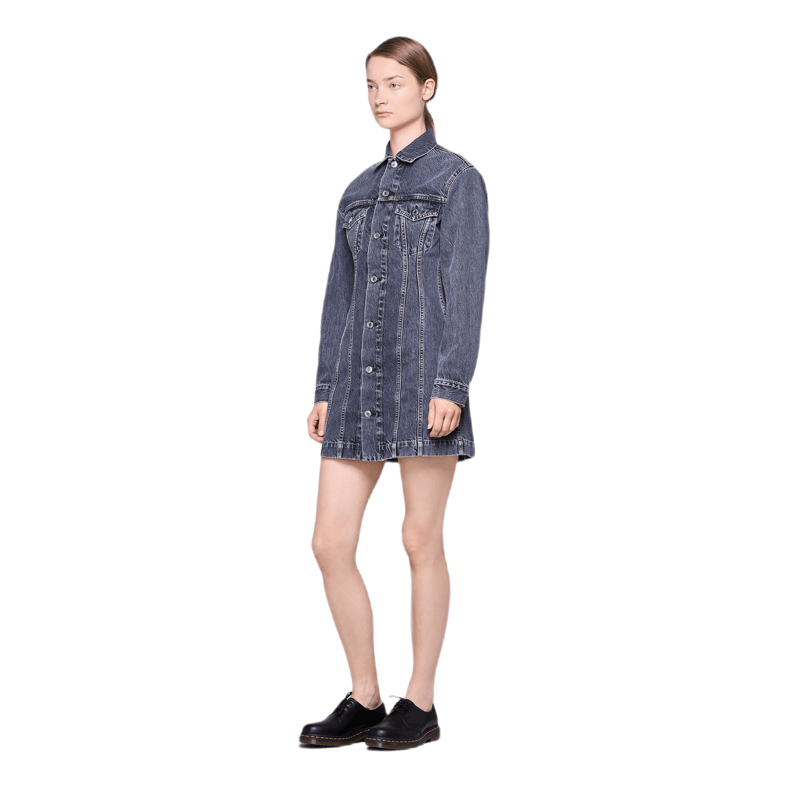 Trucker Dress Blue