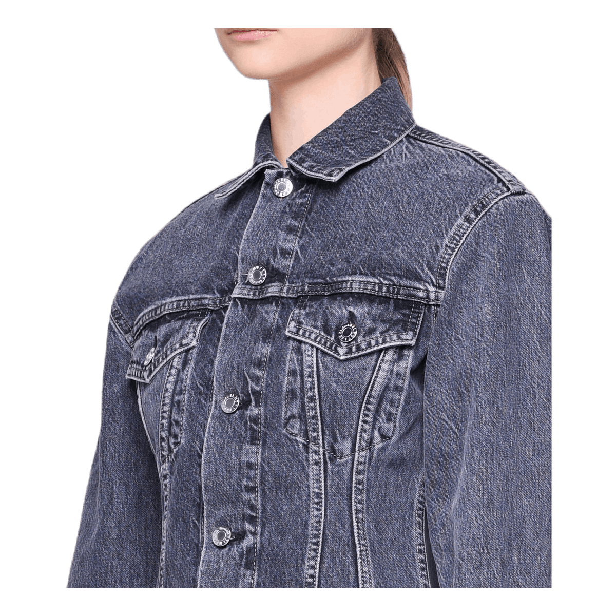 Trucker Dress Blue