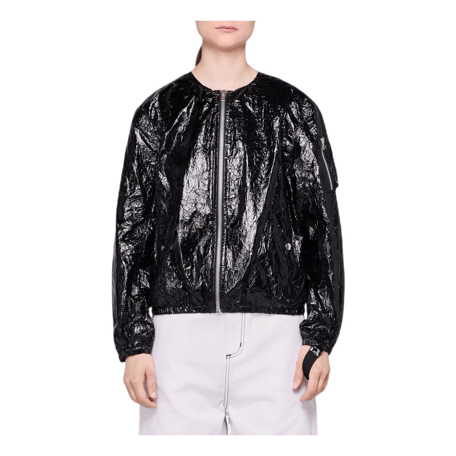 Nylar Bomber Jacket Black
