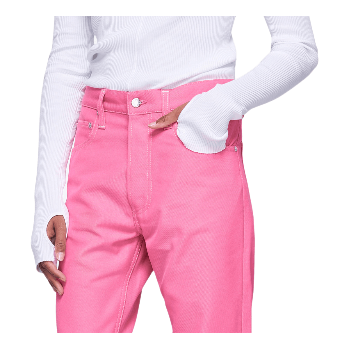 Masc Hi Straight Jeans Pink