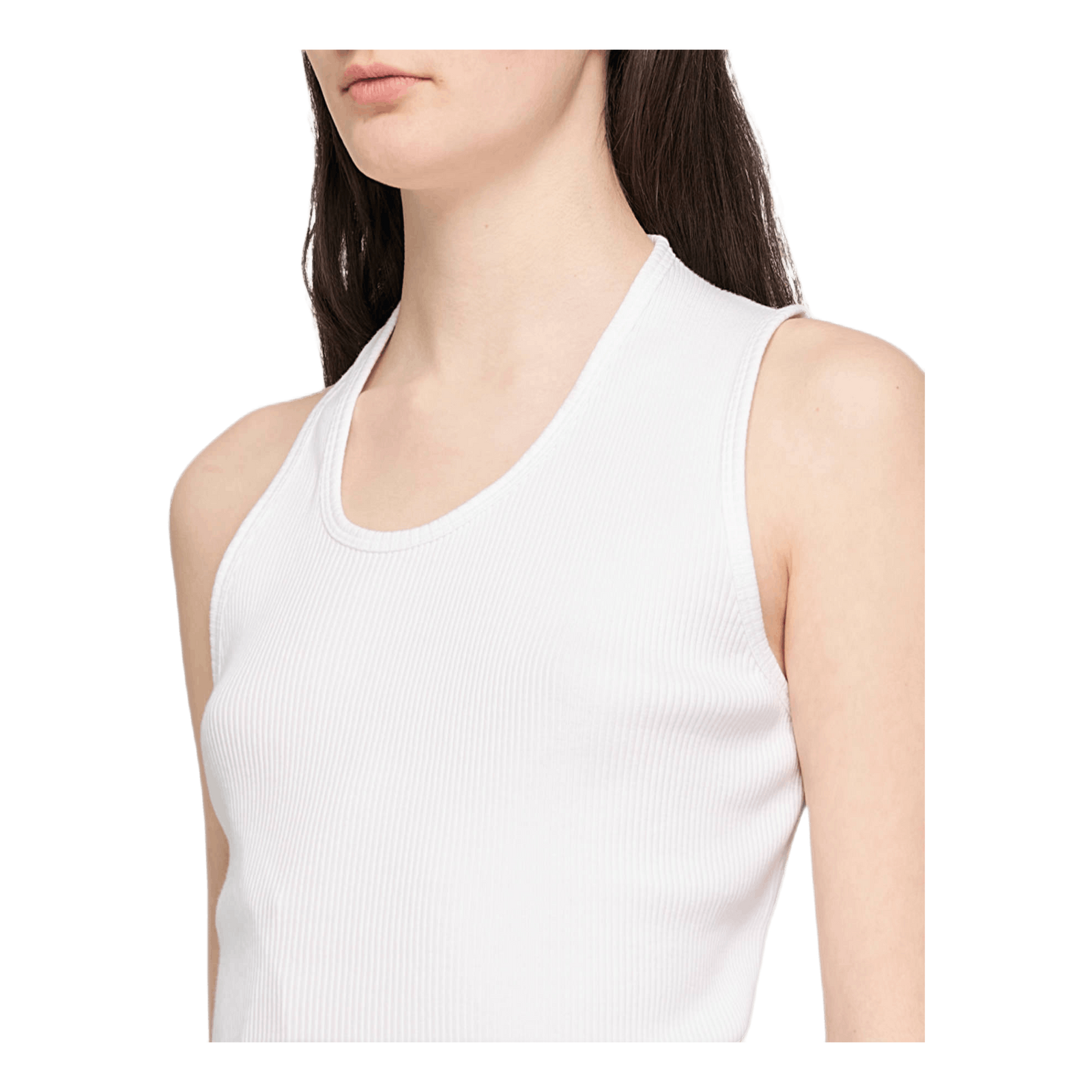 Asymmetric Tank White