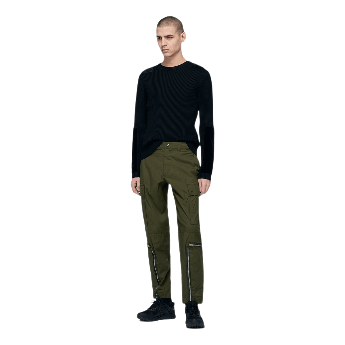 Patch Crewneck Black