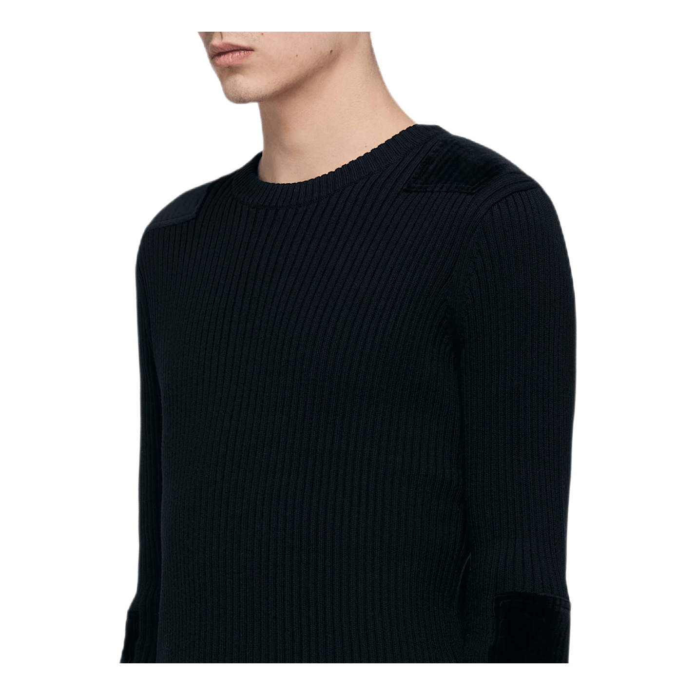 Patch Crewneck Black