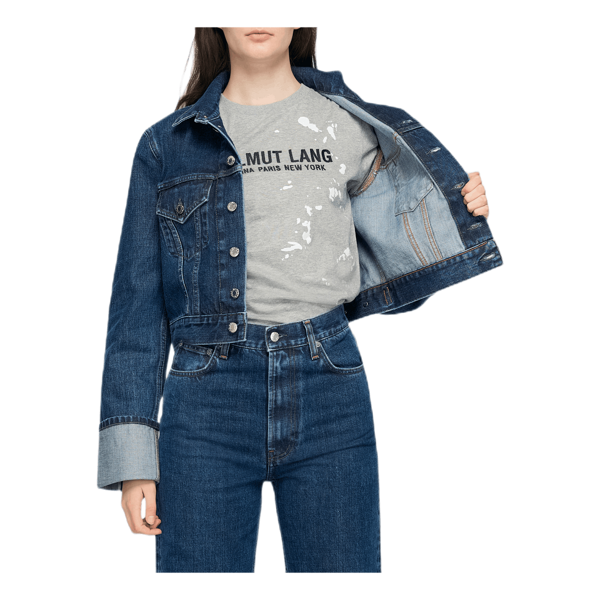 Fem Hi Straight Jeans Black