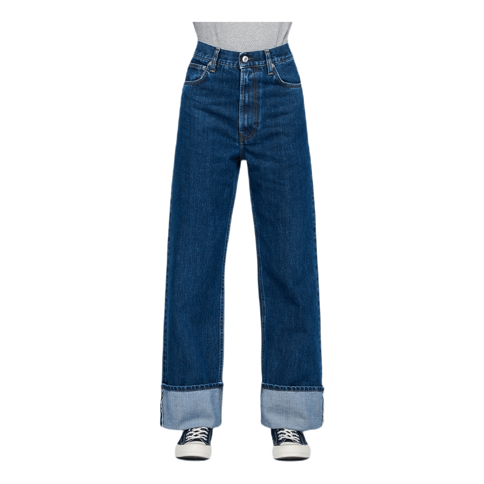 Fem Hi Straight Jeans Blue