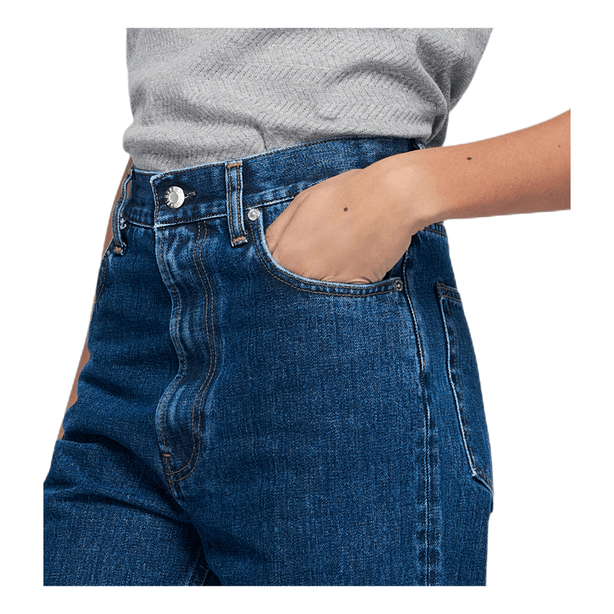 Fem Hi Straight Jeans Blue
