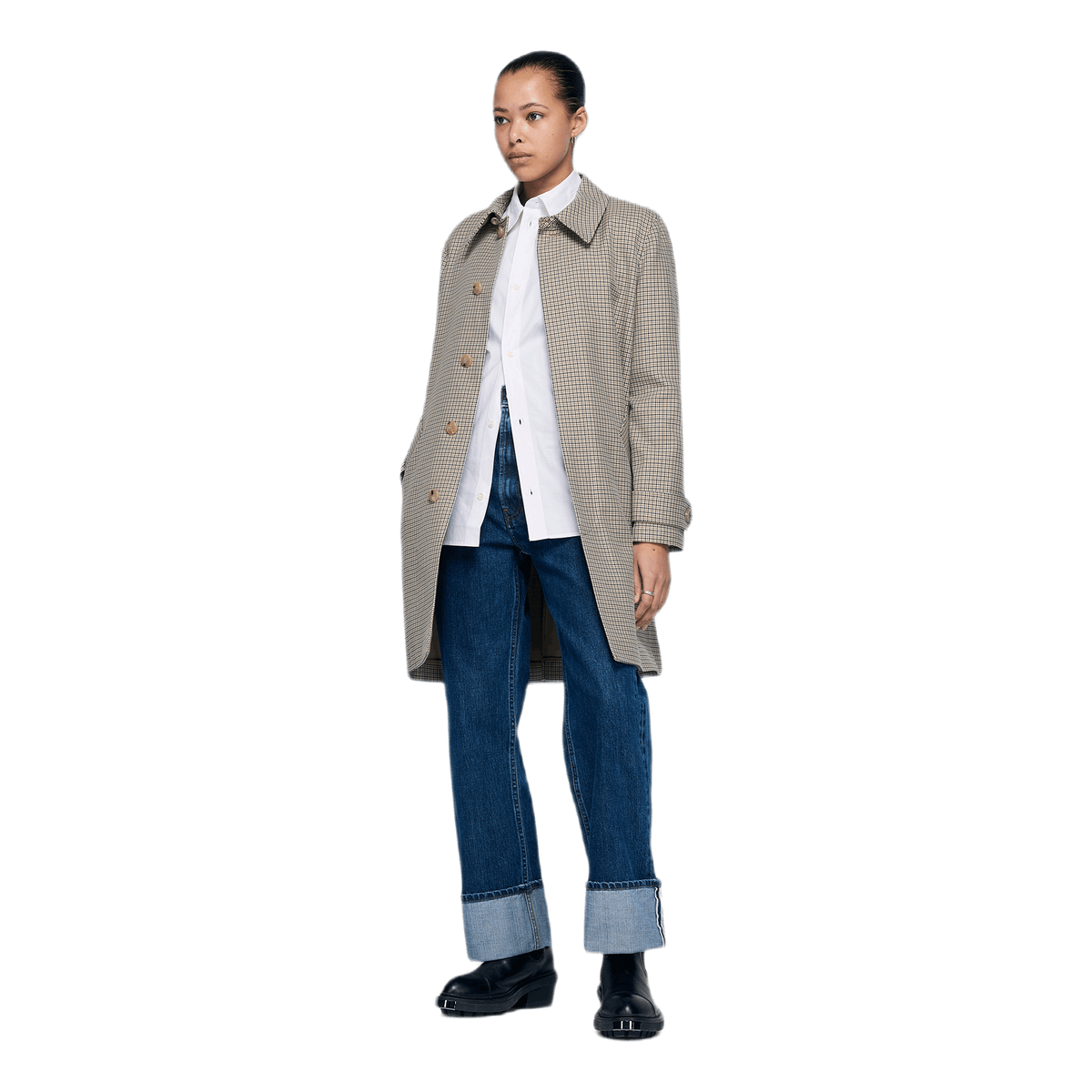 Fem Hi Straight Jeans Blue