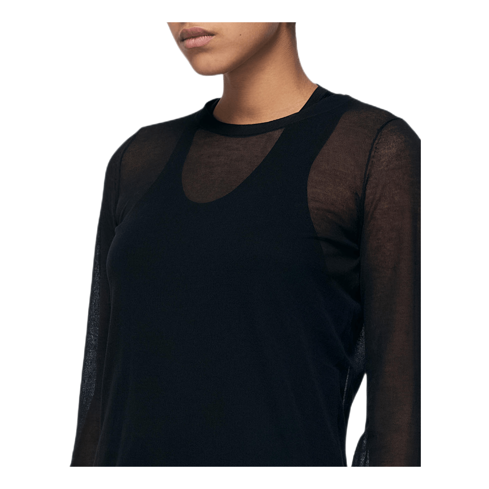 Dress Fold Bottom Black