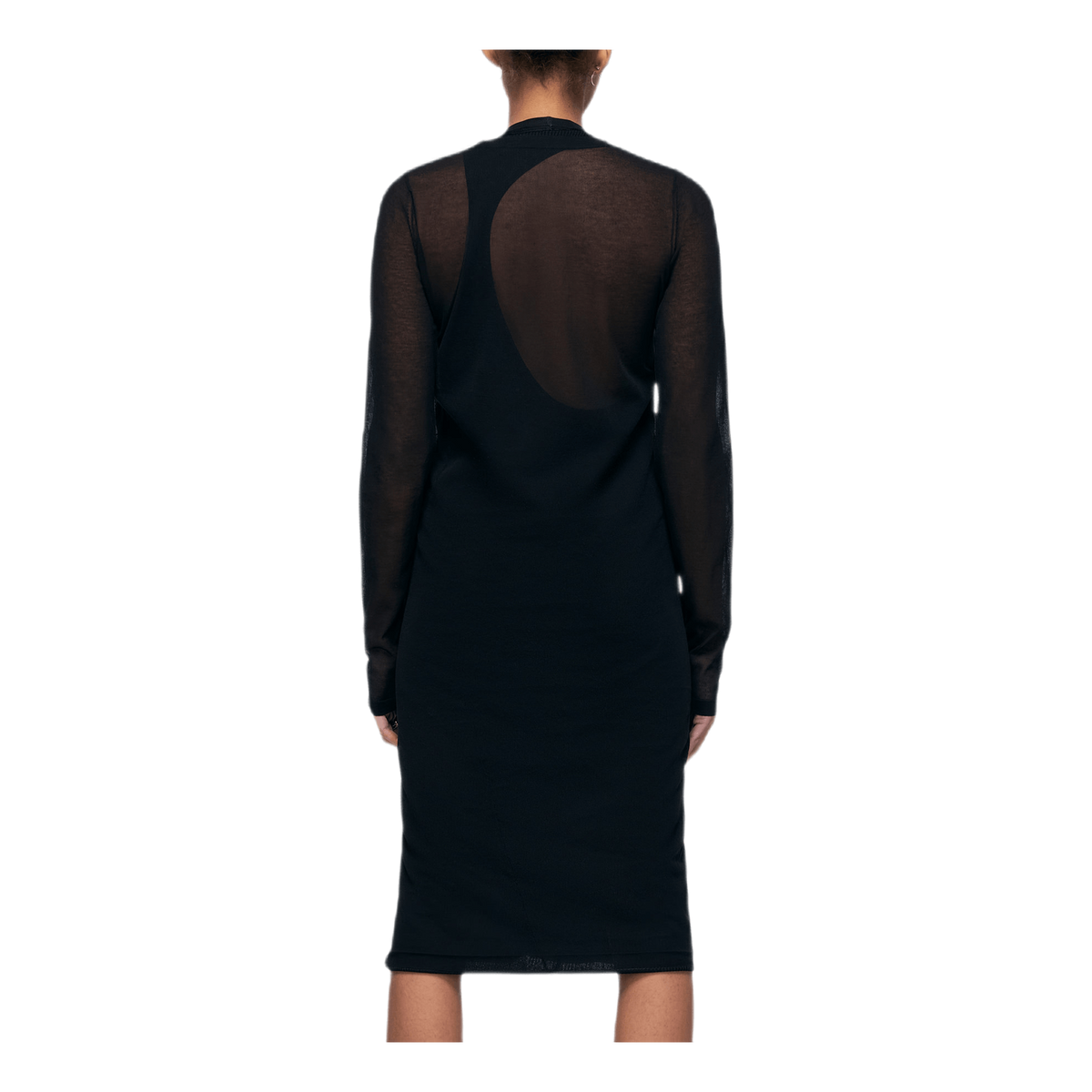 Dress Fold Bottom Black