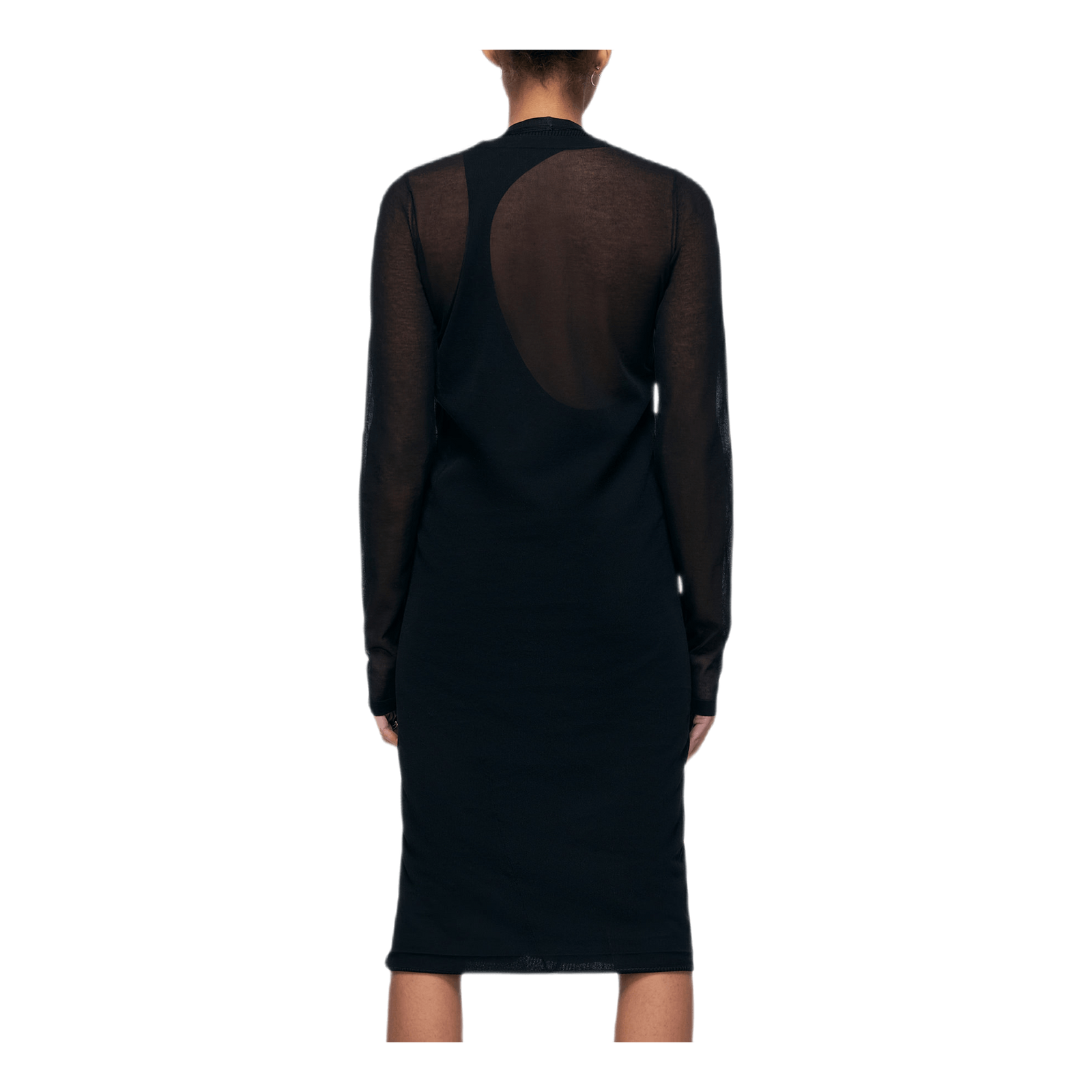 Dress Fold Bottom Black