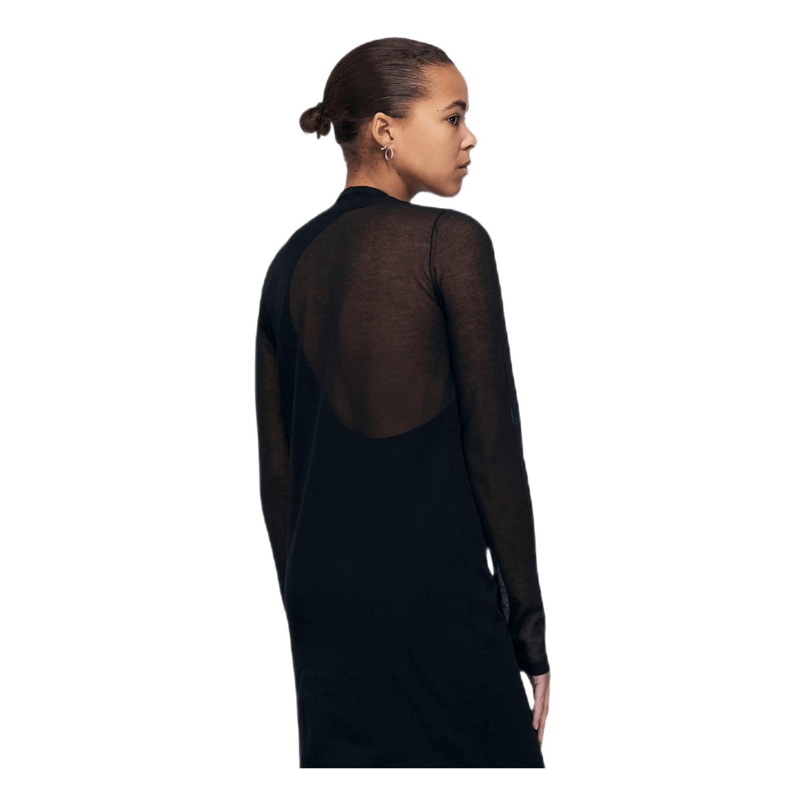 Dress Fold Bottom Black