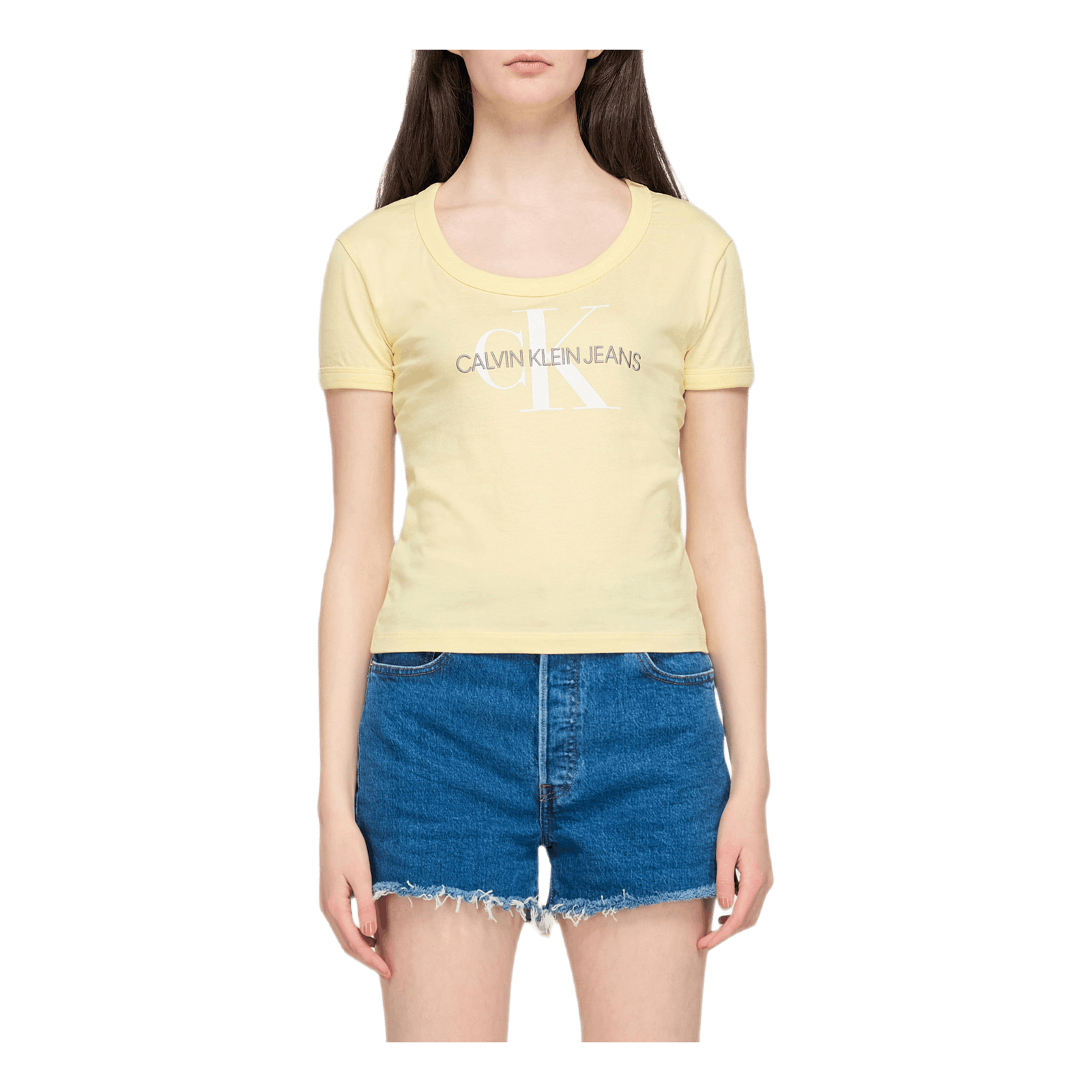 Vegetable Dye Monogram Baby Te Yellow