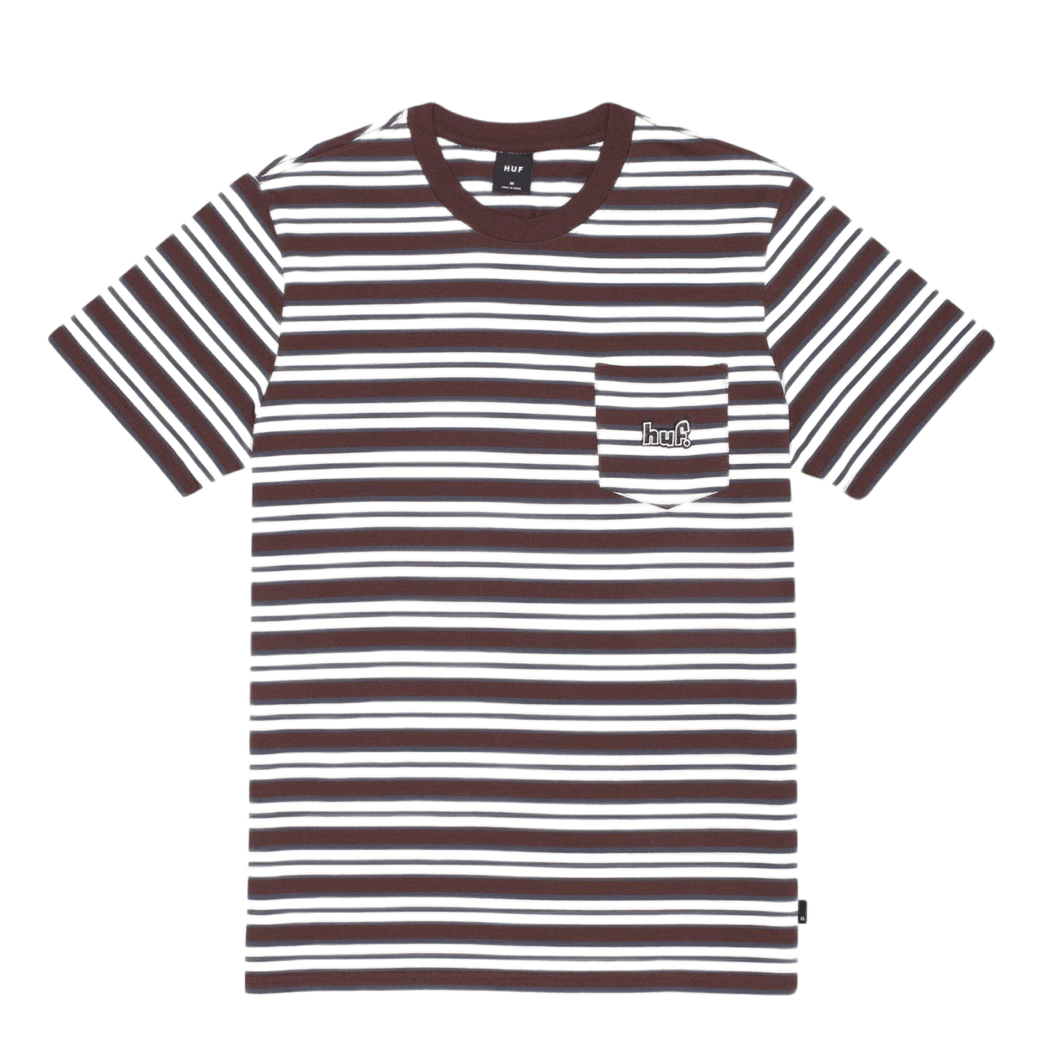 Jett Striped Knit Top Brown