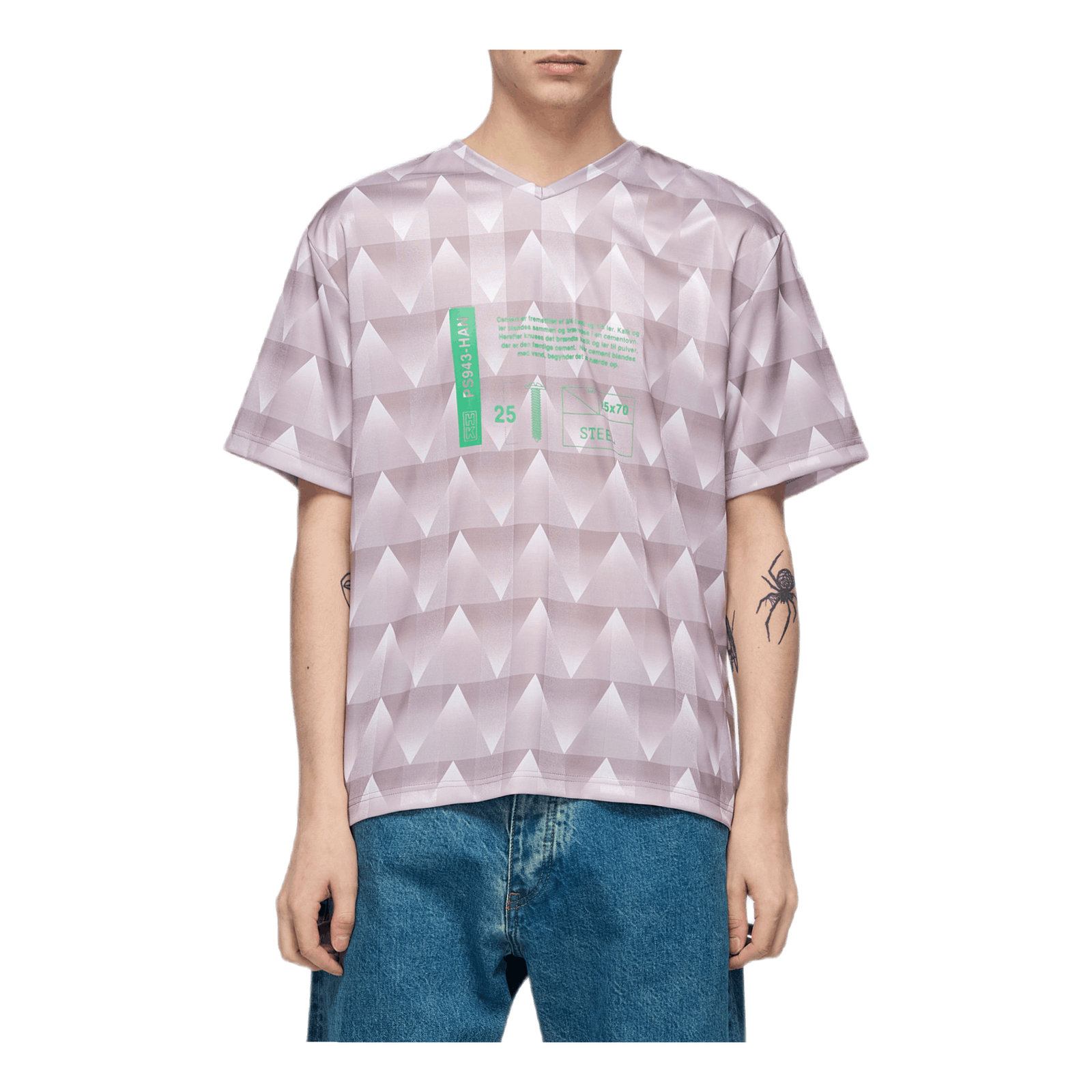 Fotball Tee Gray