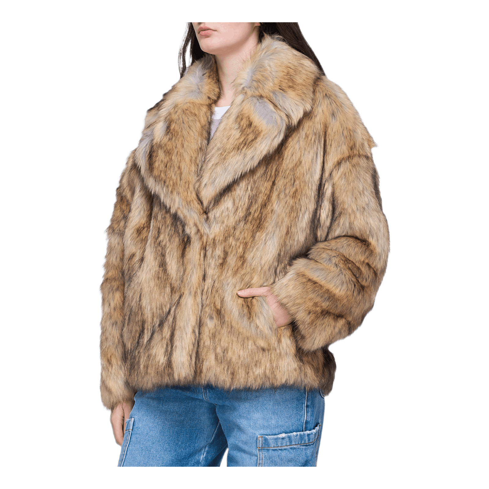 Boxy Oversized Drop Shoulder Brown