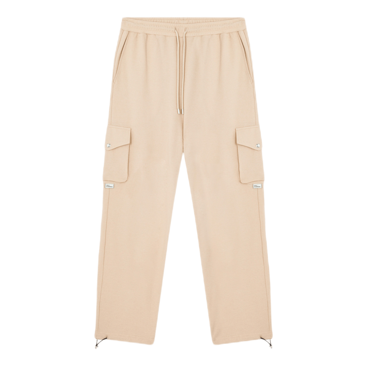 Piquet Baggy Cargo Pants Khaki