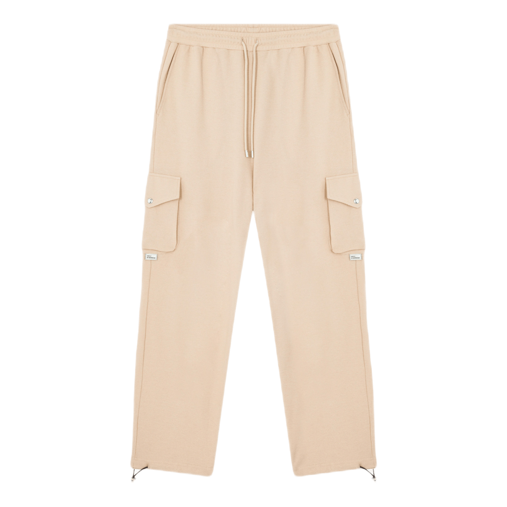 Piquet Baggy Cargo Pants Khaki